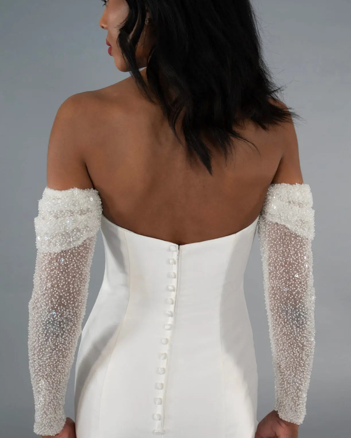 Beaded Tulle Sleeves bridal-brilliance