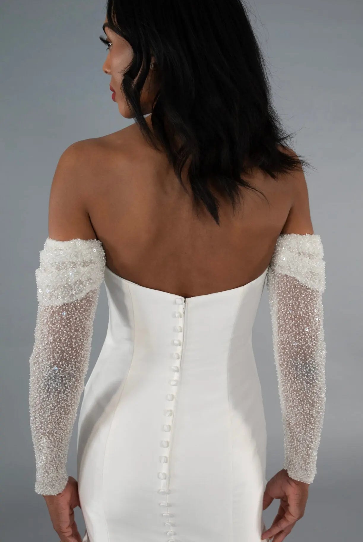 Beaded Tulle Sleeves bridal-brilliance