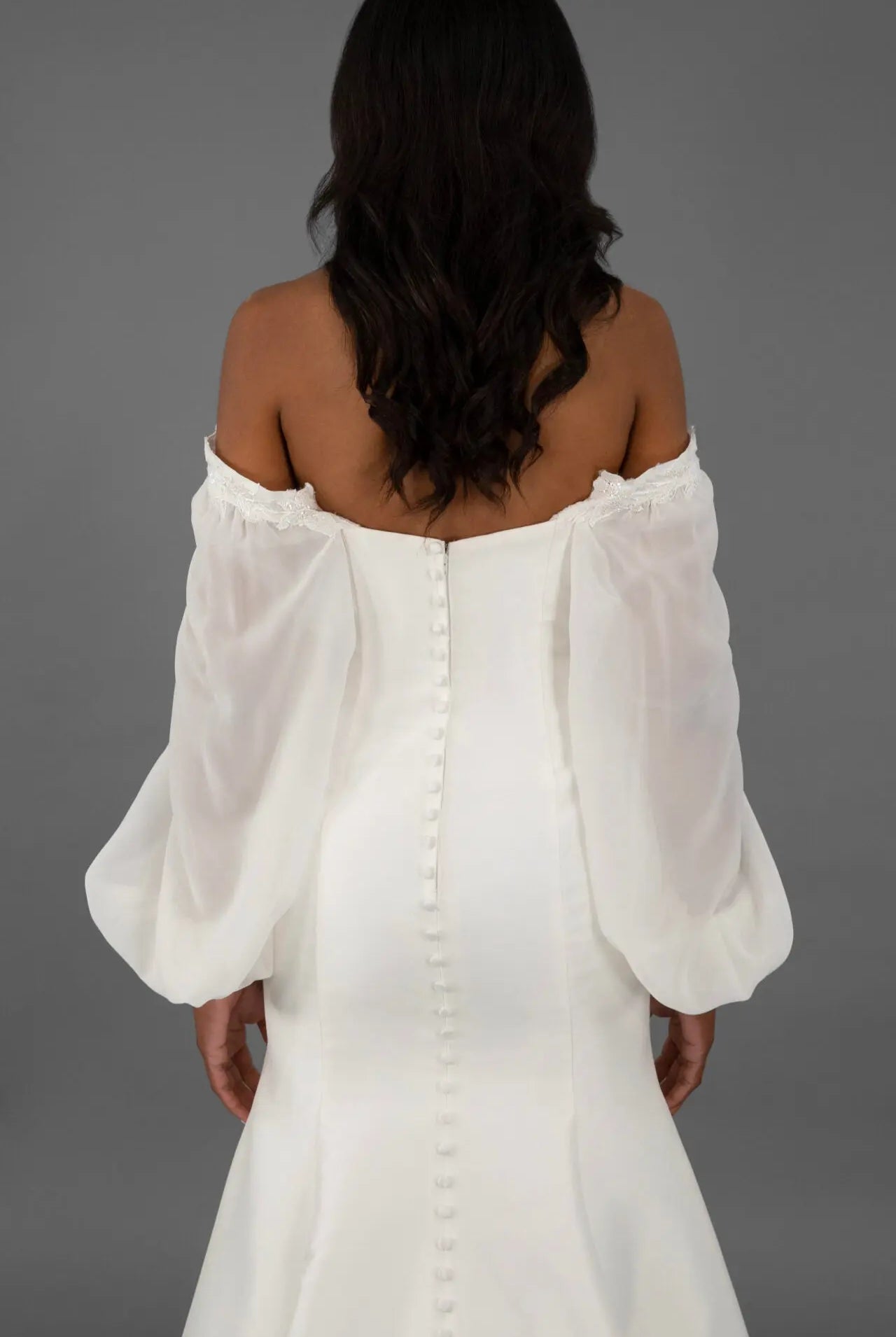 Lace & Chiffon Sleeves bridal-brilliance