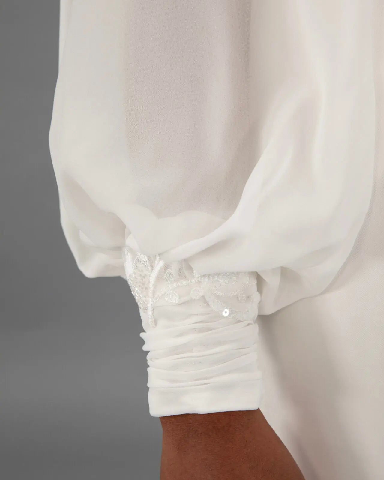 Lace & Chiffon Sleeves bridal-brilliance
