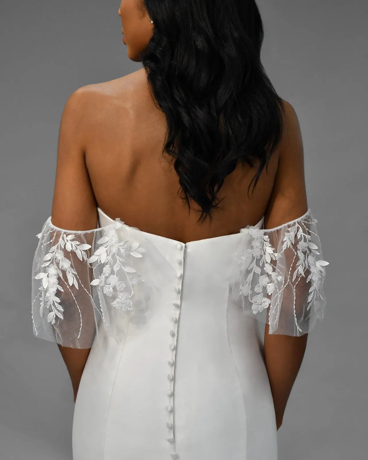 Stella York Lace & Tulle Straps Stella York