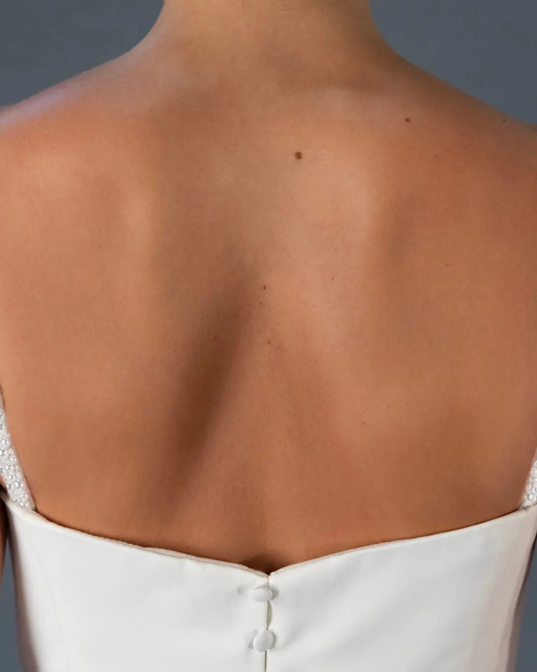Thick Pearl Straps Stella York