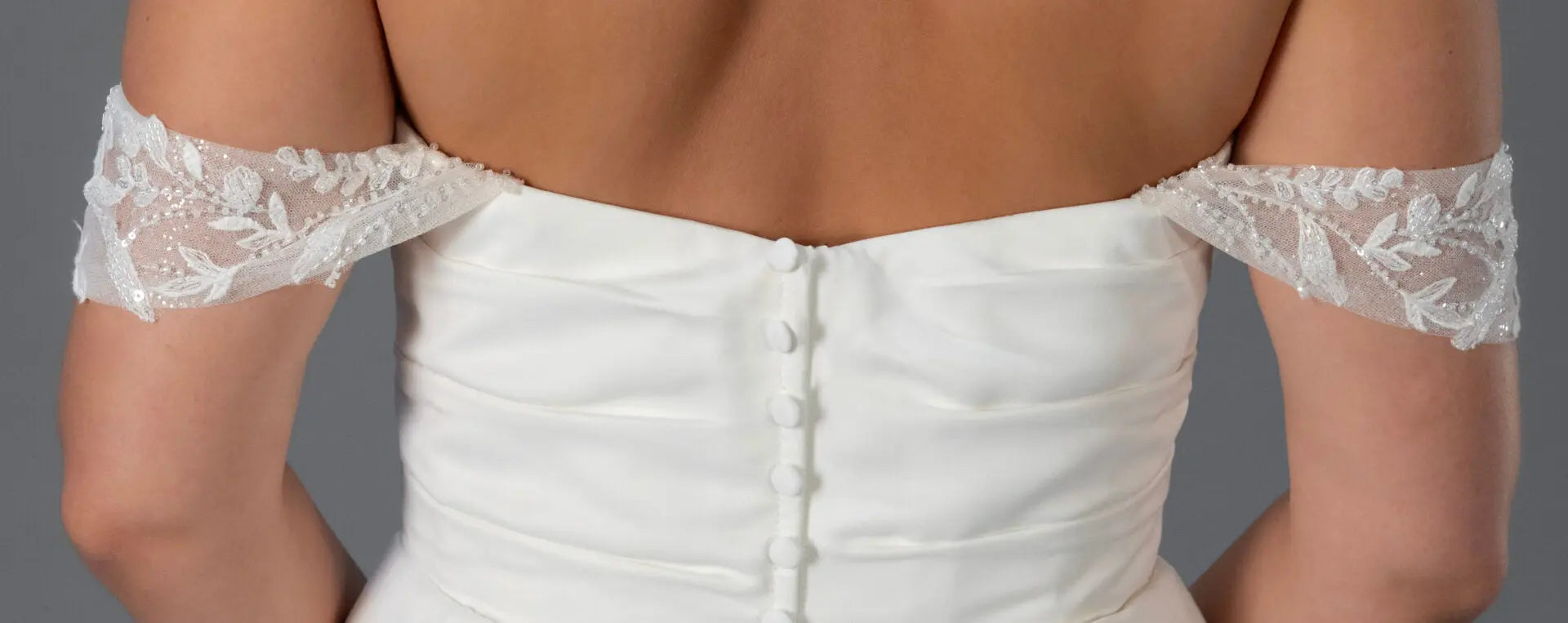 Lace Off Shoulder Straps bridal-brilliance