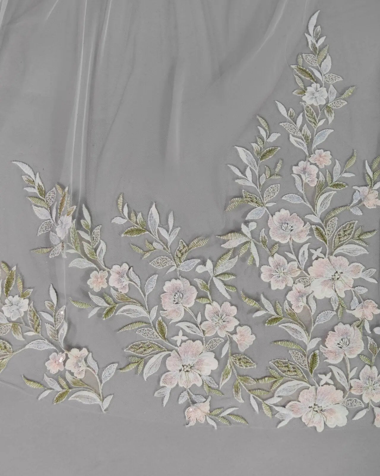 Pastel Flower Veil | AVL0218 bridal-brilliance