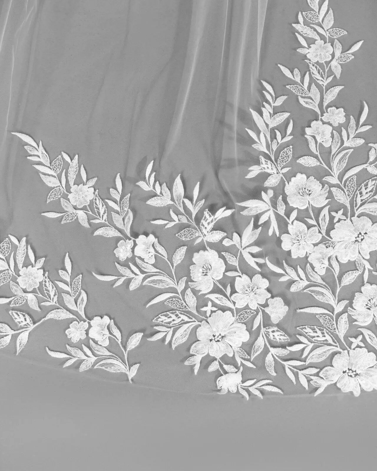 Pastel Flower Veil | AVL0218 bridal-brilliance