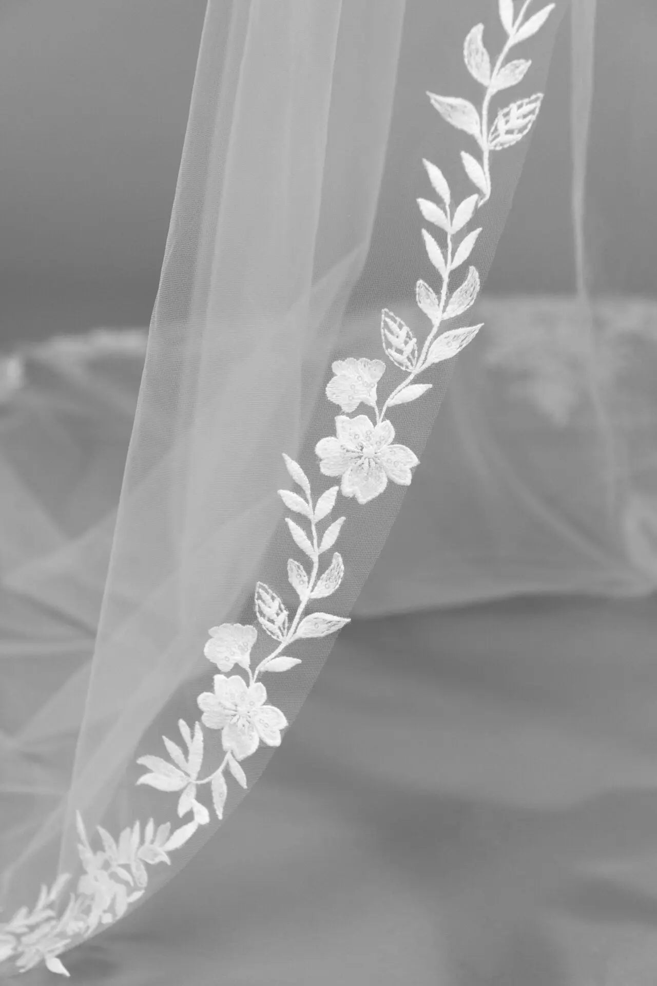 Pastel Flower Veil | AVL0218 bridal-brilliance