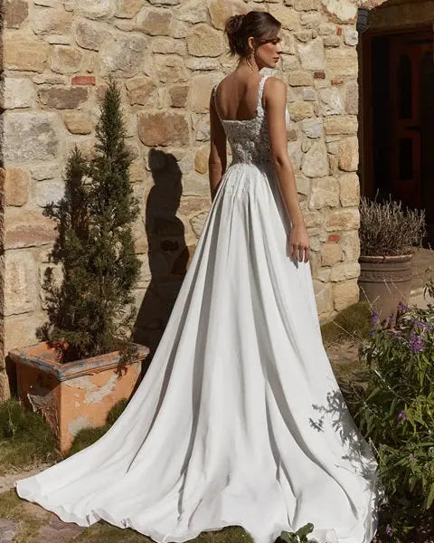 Aliyah Tania Olsen Wedding Gown Beads Chiffon