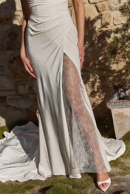 Amira Tania Olsen Wedding Dress Split