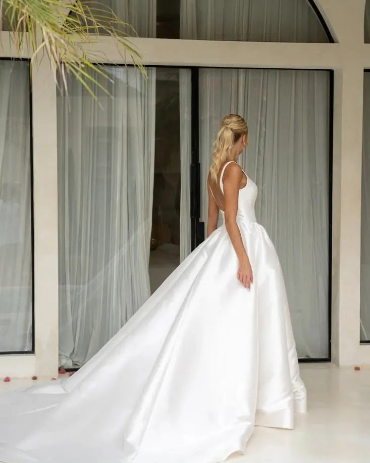 Arden Jessica Couture Wedding Dress Plain Straps