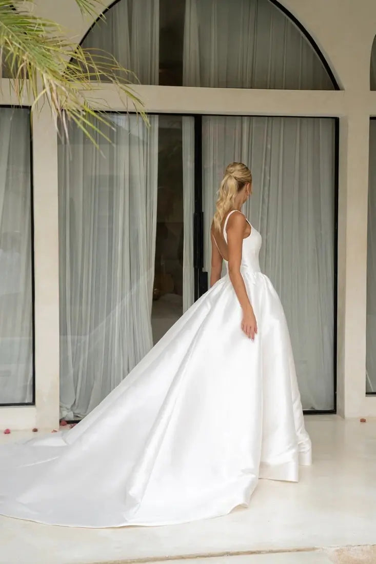 Arden Jessica Couture Wedding Dress Plain Straps