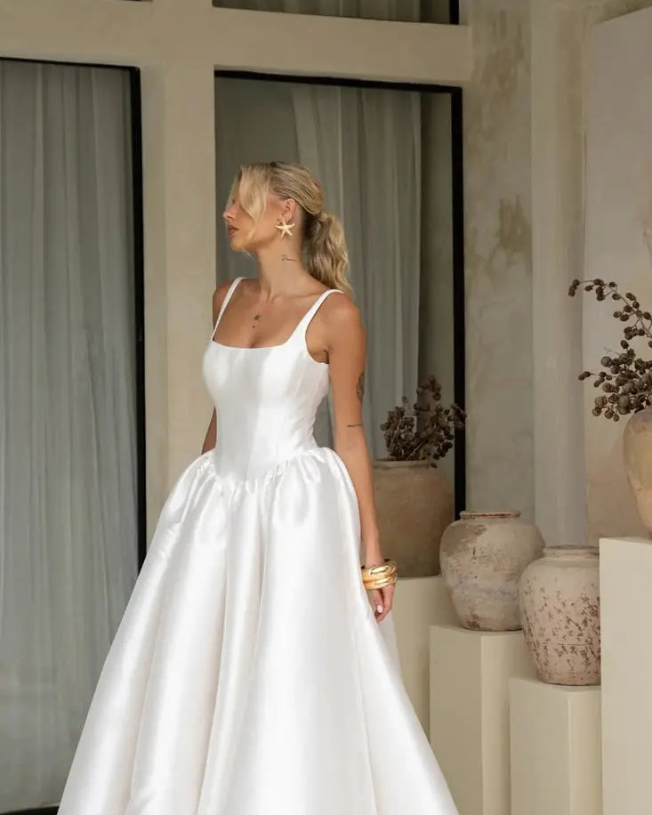 Arden Jessica Couture Wedding Dress Square Neckline