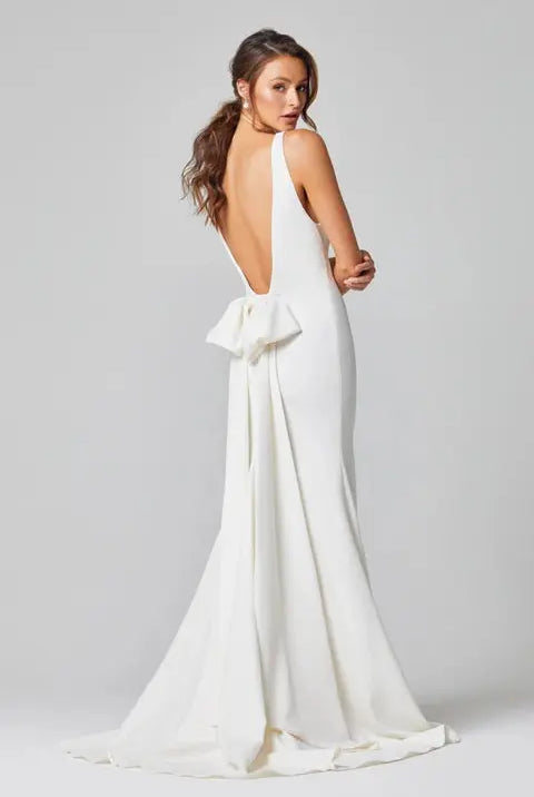 Celeste Tania Olsen Bridal Gown Low Back