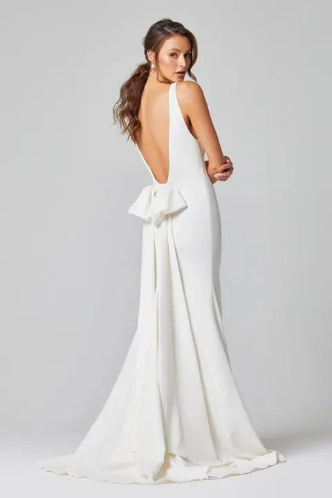 Celeste Tania Olsen Bridal Gown Low Back