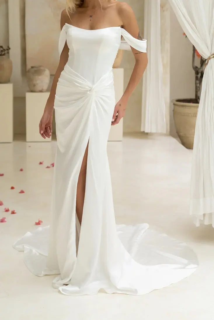Delta Jessica Couture Wedding Gown Charmeuse