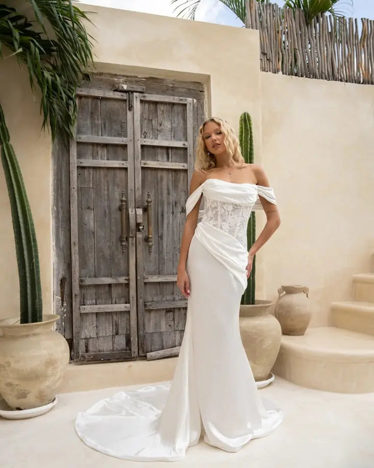 Gretchen Jessica Couture Wedding Dress Fit And Flare