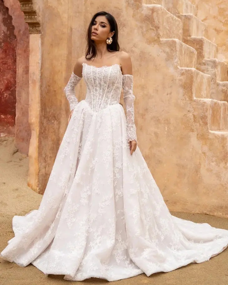 Renay Wedding Dress Chantilly Lace