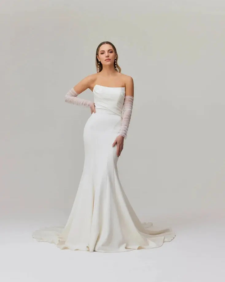 Tina Jessica Couture Crepe Wedding Dress