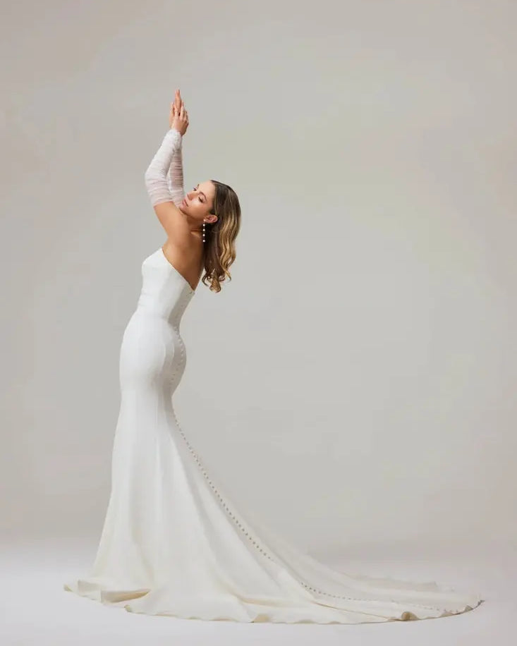 Tina Jessica Couture Crepe Wedding Gown
