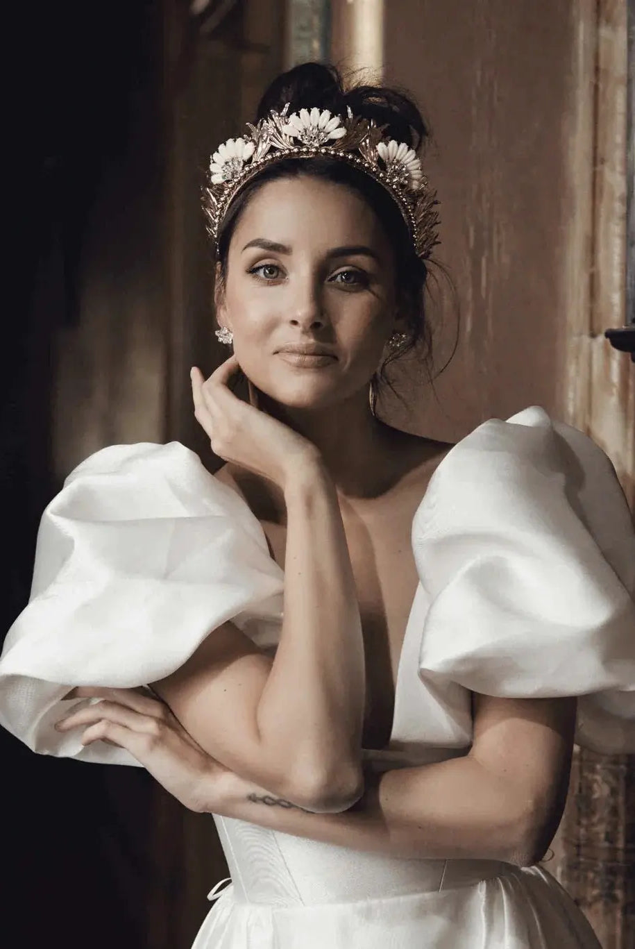 Delilah Gold Crown bridal-brilliance