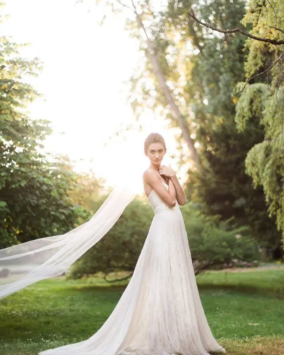 Chapel Length | 1 Layer 7-901-CT - Bridal Brilliance