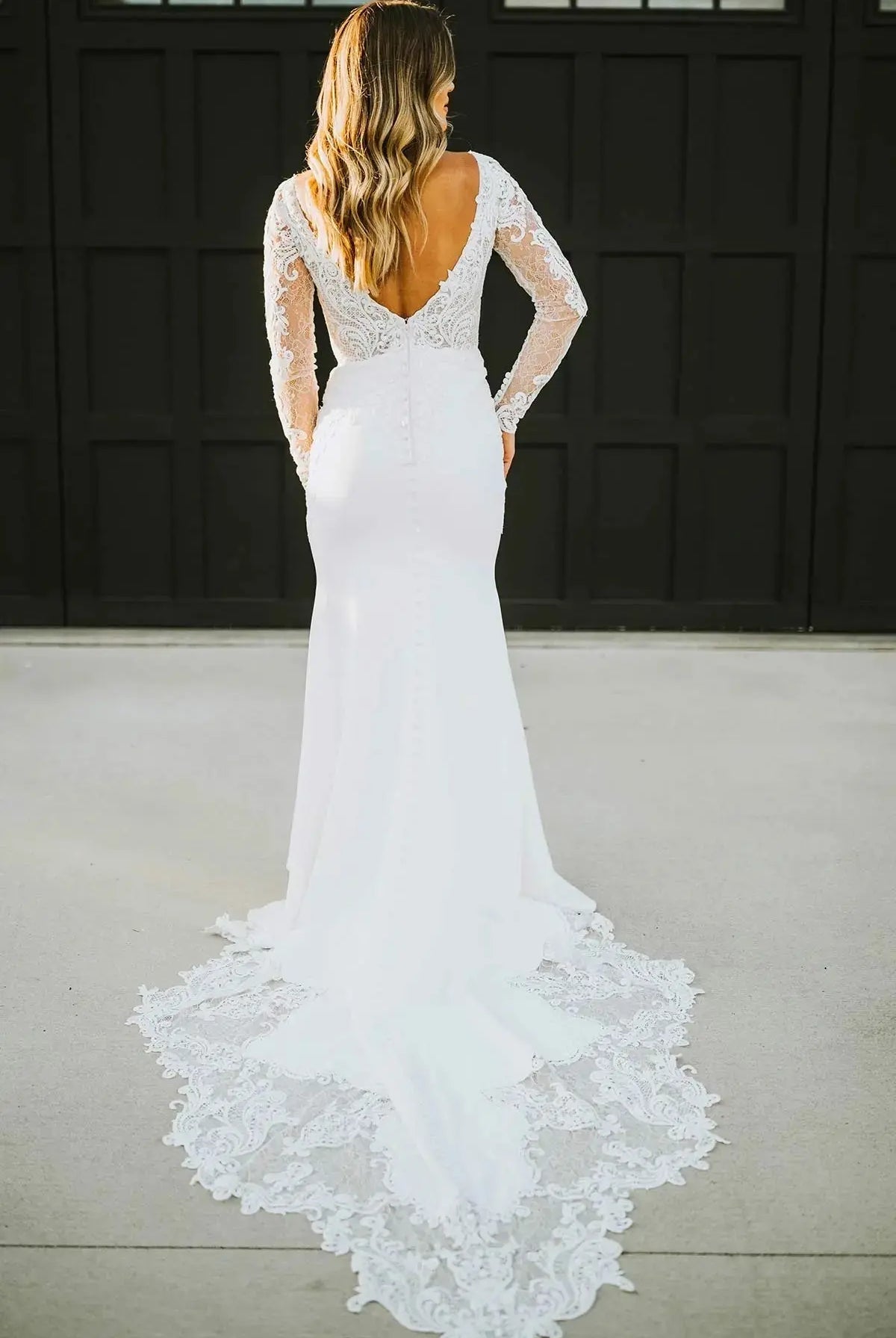 Stella York wedding gown sleeves