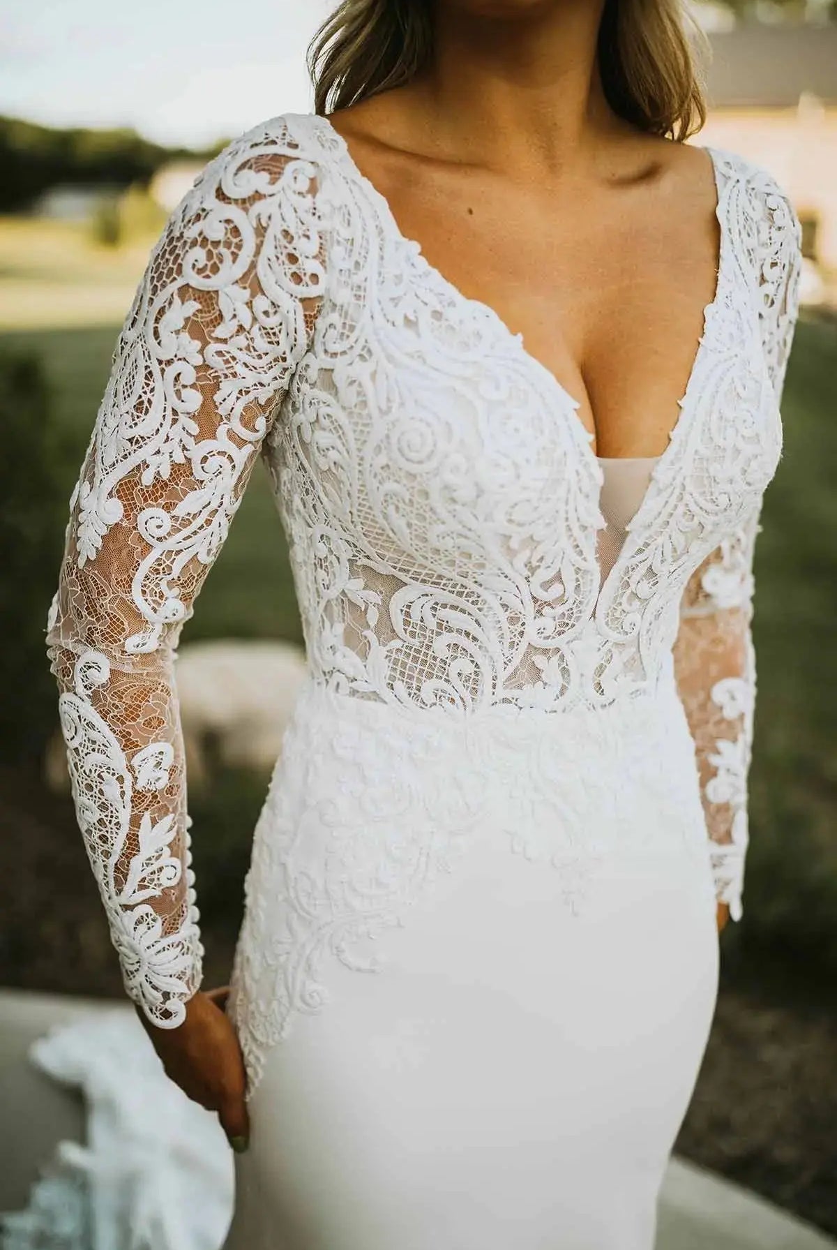Stella York wedding gown sleeves auckland