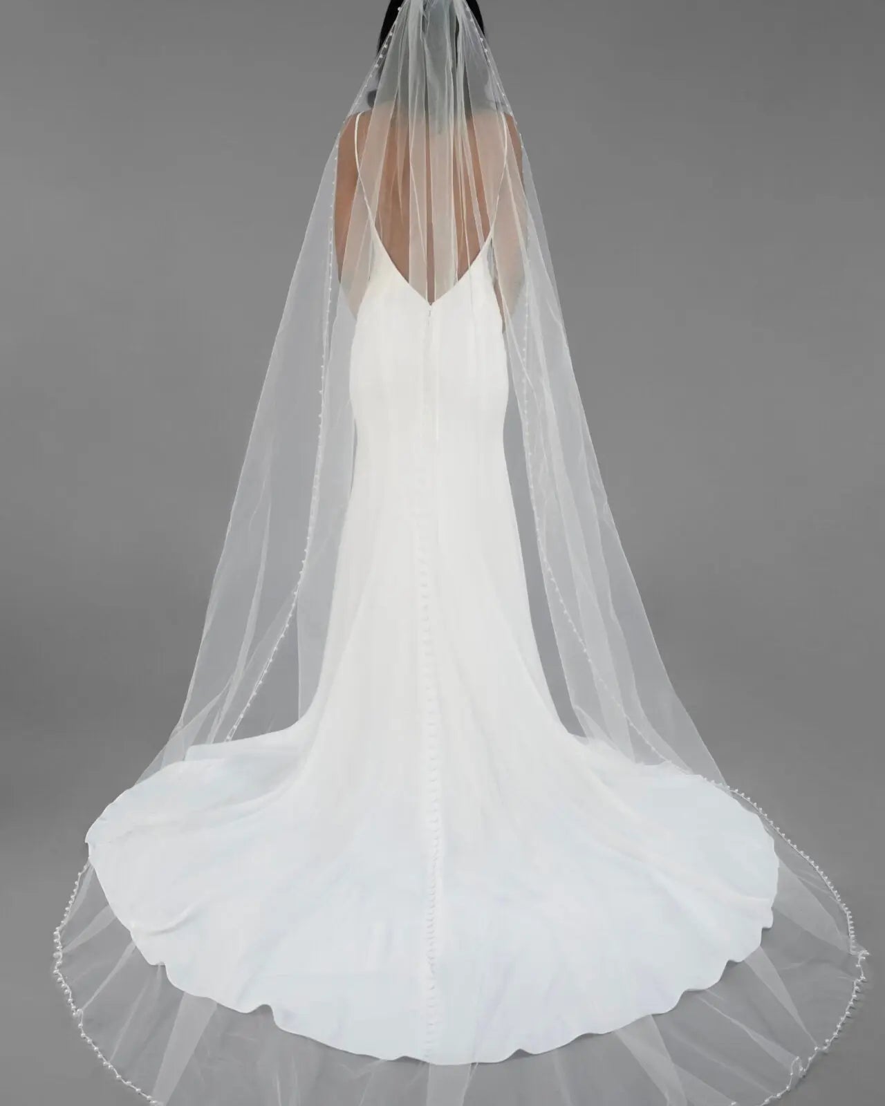Cathedral Pearl Edge Veil