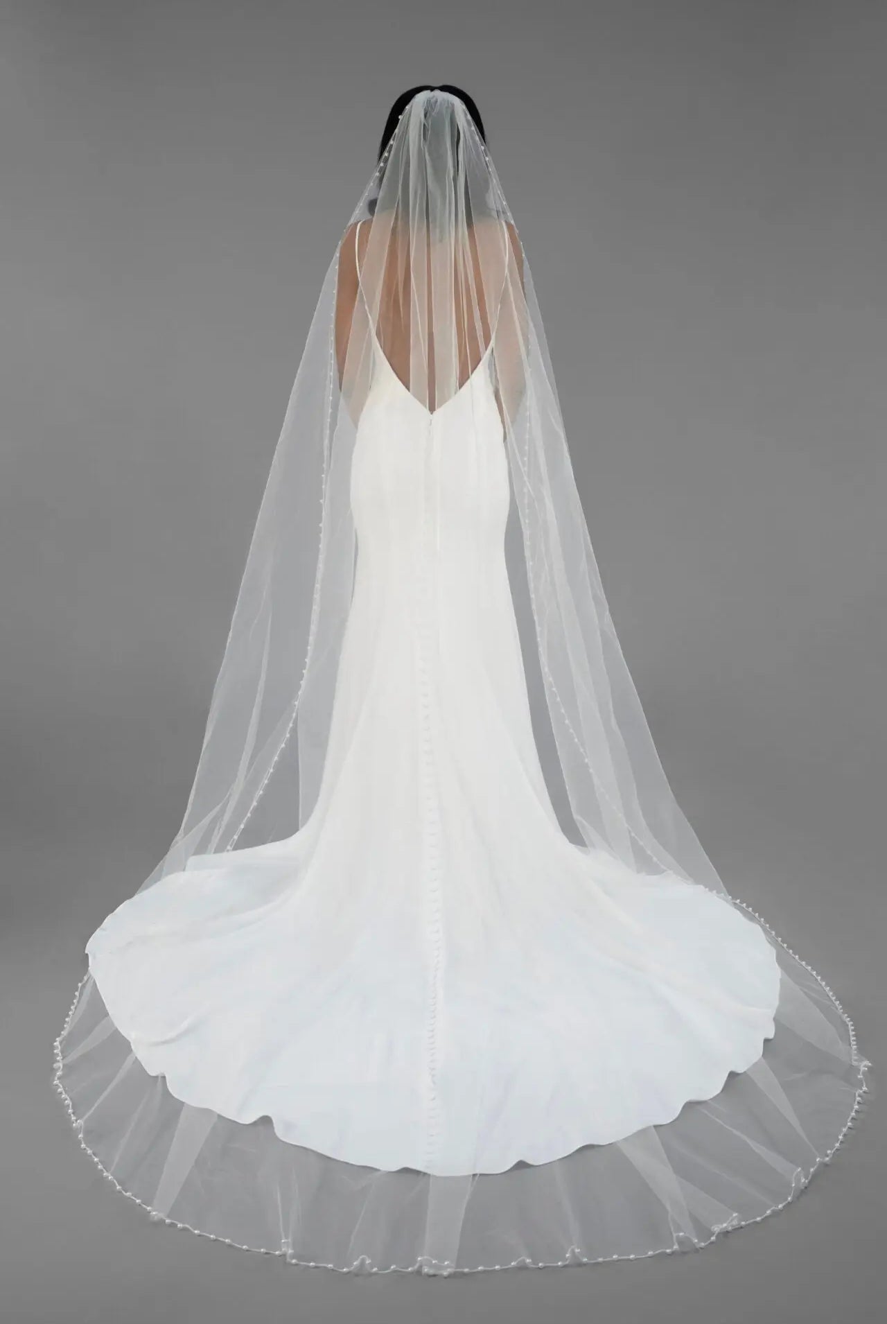 Cathedral Pearl Edge Veil