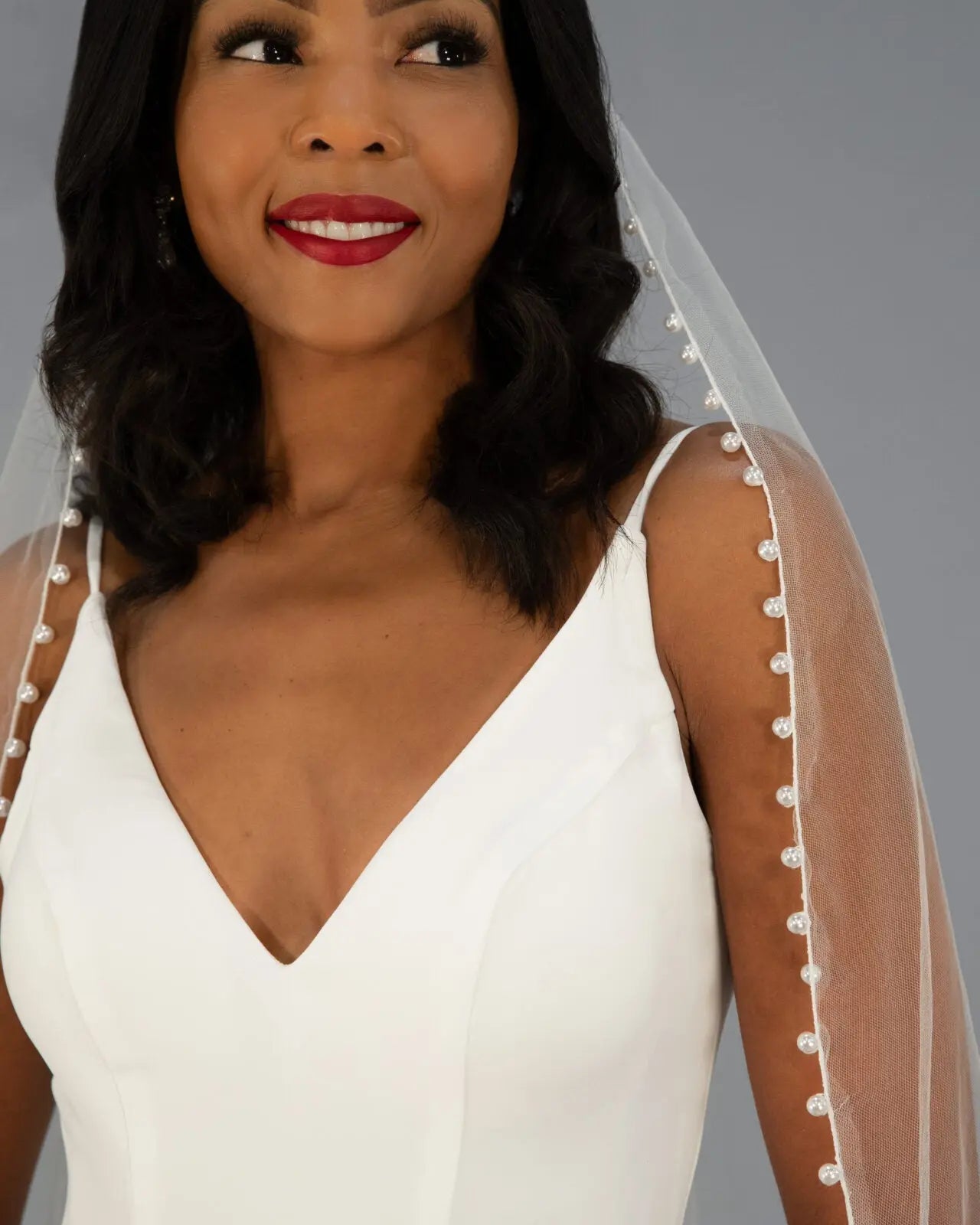 Cathedral Pearl Edge Veil