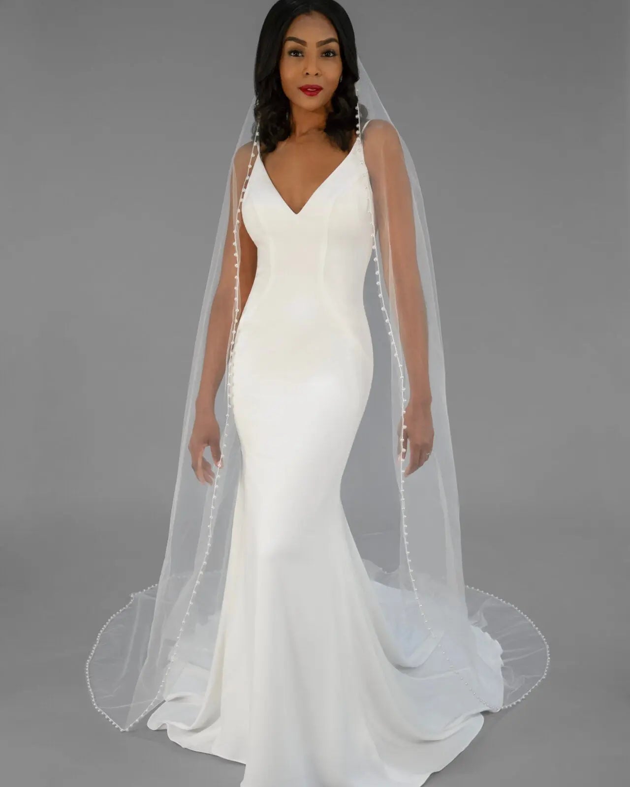 Cathedral Pearl Edge Veil