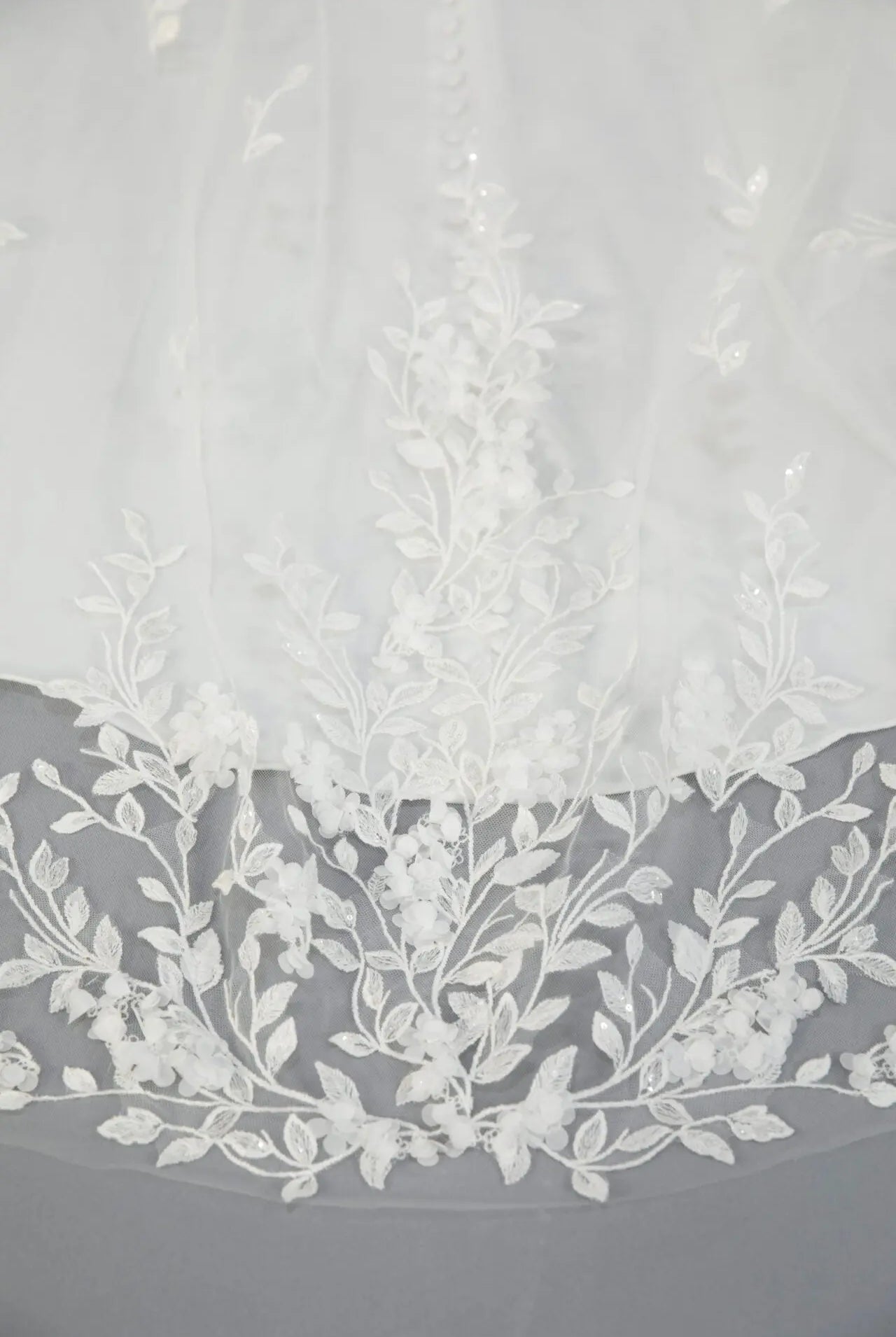 Cathedral 3D Leaf Veil