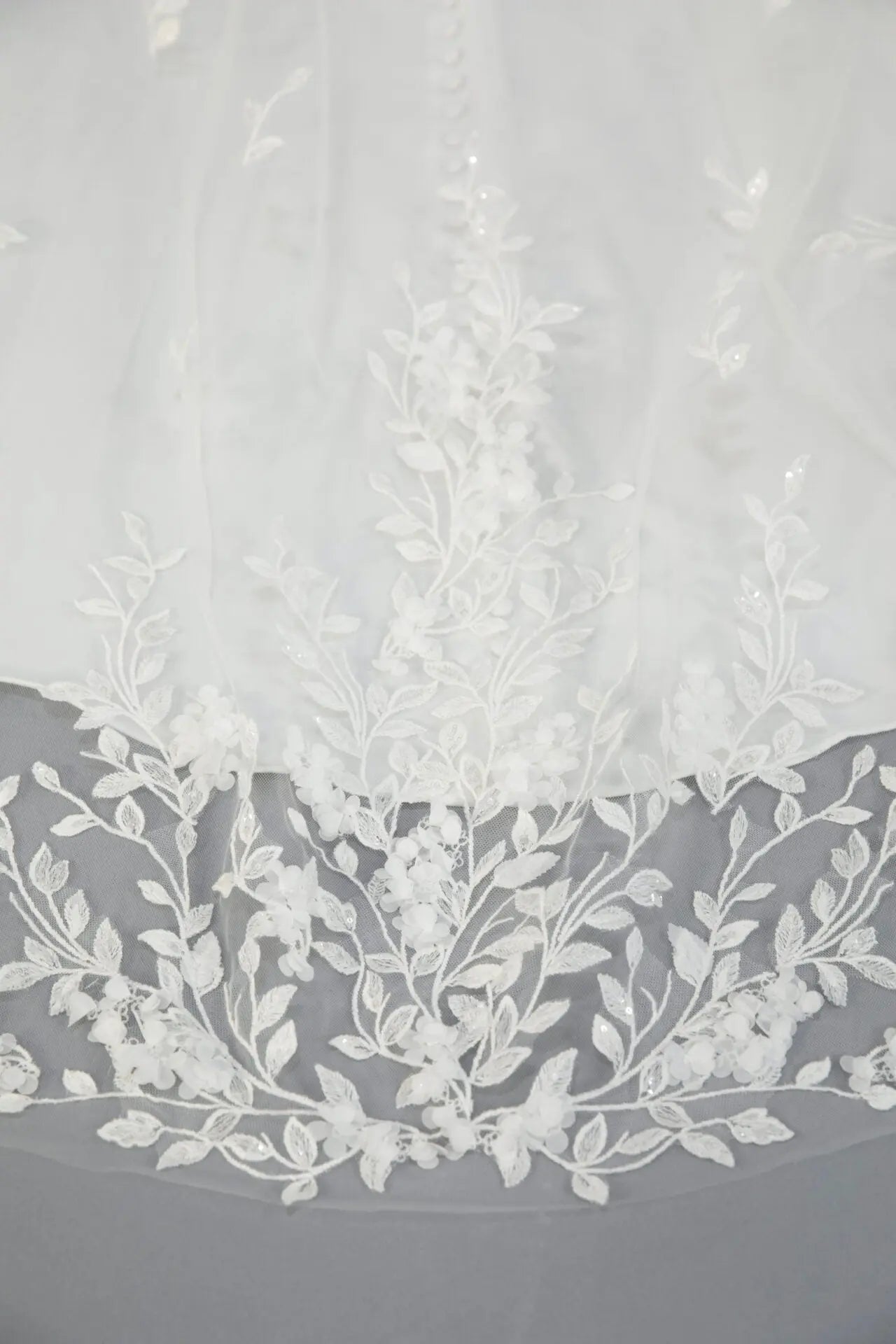 Cathedral 3D Leaf Veil