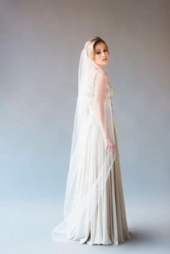 Chapel Length | 1 Layer 7-901-CT - Bridal Brilliance