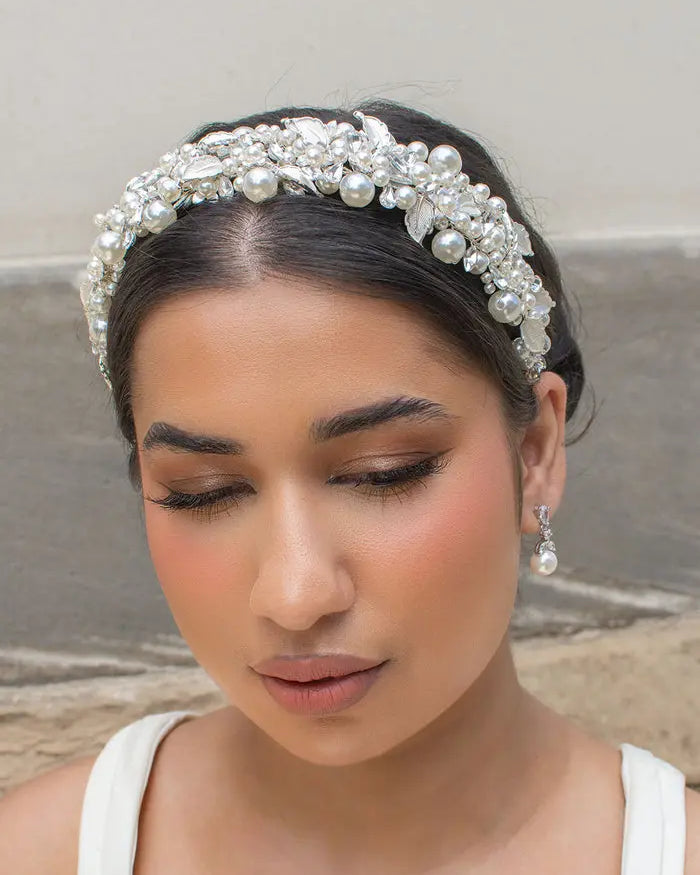 WH7362 Heather Double band - Bridal Brilliance