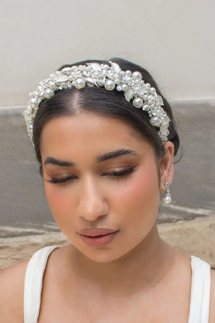 WH7362 Heather Double band - Bridal Brilliance