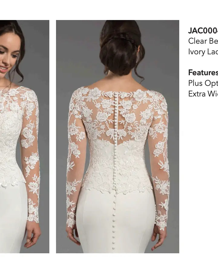 Lace & Tulle Jacket - Bridal Brilliance
