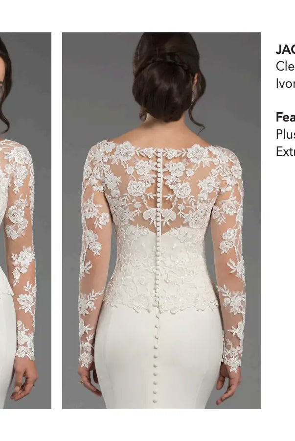 Lace & Tulle Jacket - Bridal Brilliance