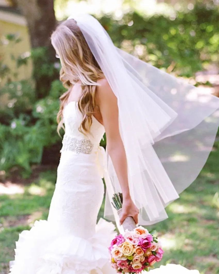 Fingertip double layer - Bridal Brilliance