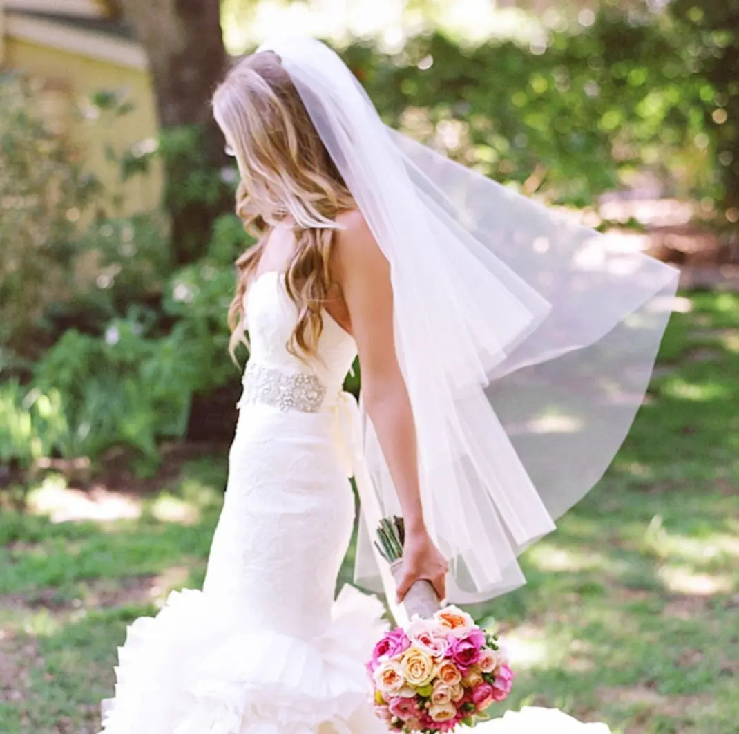 Fingertip double layer - Bridal Brilliance