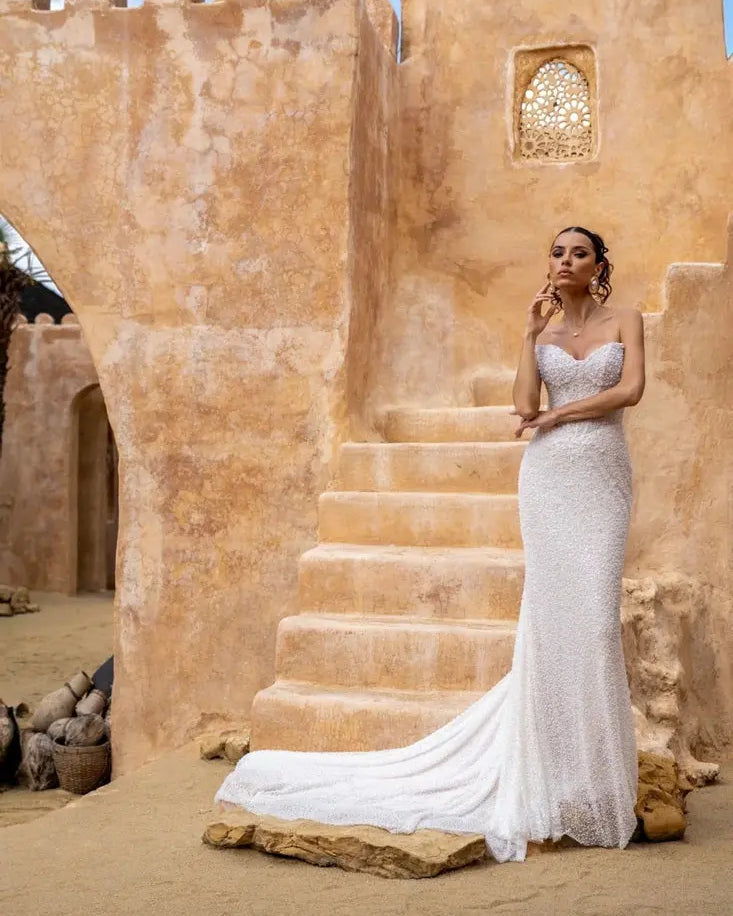 Ursula Jessica Couture Beaded Wedding Gown