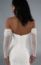 Beaded Tulle Sleeves bridal-brilliance
