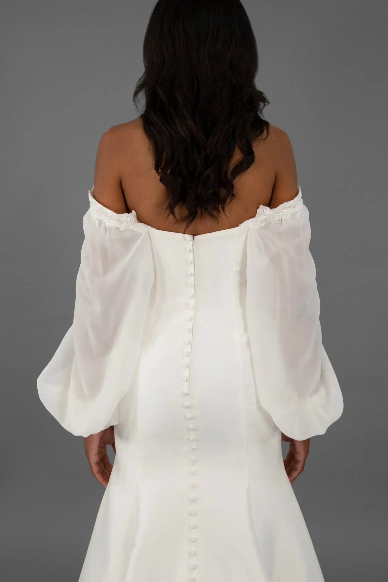 Lace & Chiffon Sleeves bridal-brilliance
