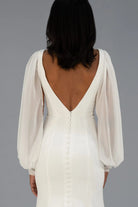 Chiffon Sleeves bridal-brilliance