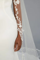 Full Lace Trim Veil | AVL0176 bridal-brilliance