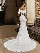 Abbie Tania Olsen Wedding Dress Off Shoulder