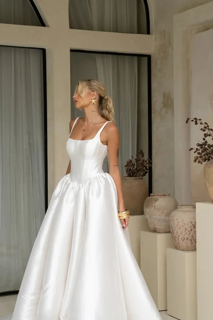 Arden Jessica Couture Wedding Dress Square Neckline