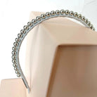 Aubrey Silver Headband bridal-brilliance
