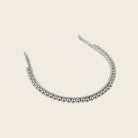 Aubrey Silver Headband bridal-brilliance