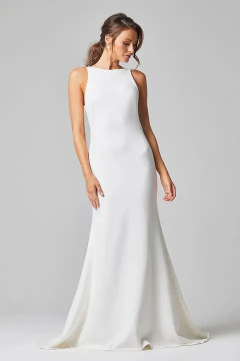 Celeste Tania Olsen Crepe Wedding Dress