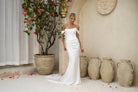 Millie Jessica Couture Wedding Dress Simple Off Shoulder